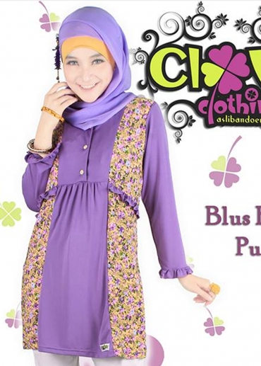 Blus Fania Purple