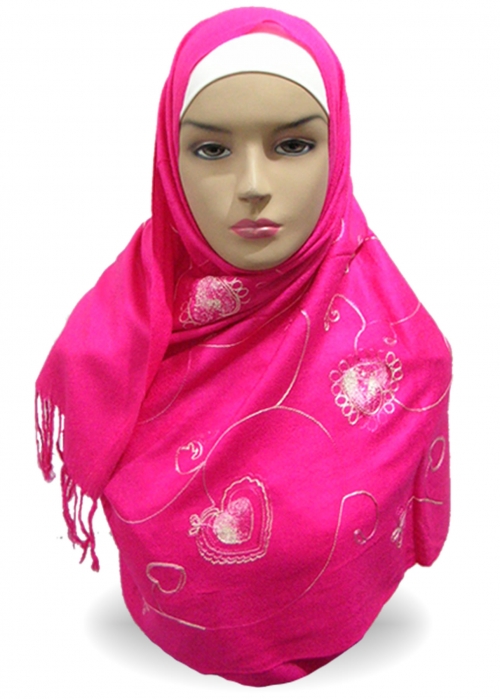 Shawl 100% Pashmina Pink 002